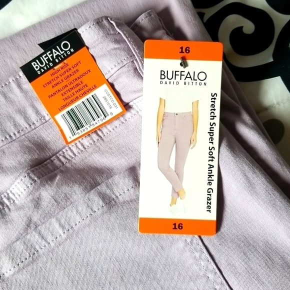 2/$15 Buffalo Women's High Rise Soft Stretch Ankle Skinny Jeans NWT - Picture 3 of 13